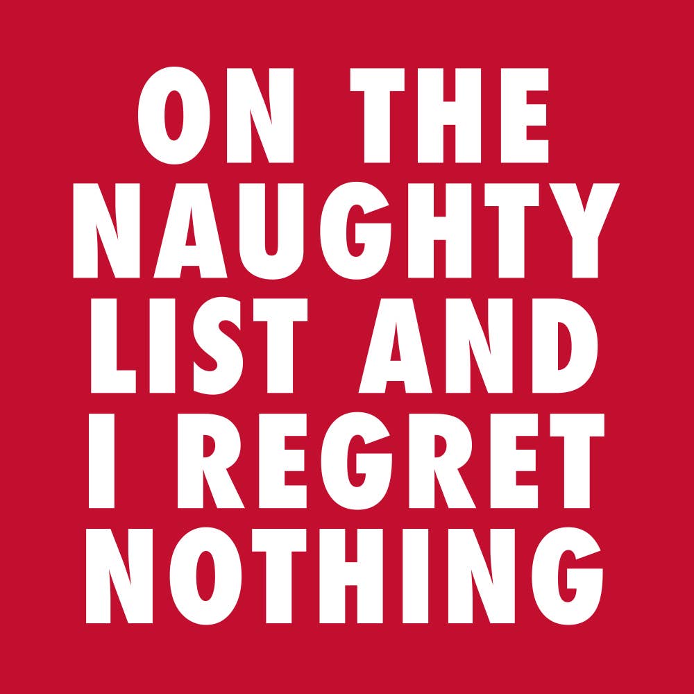 Holiday Cocktail Napkins 20ct | I Regret Nothing