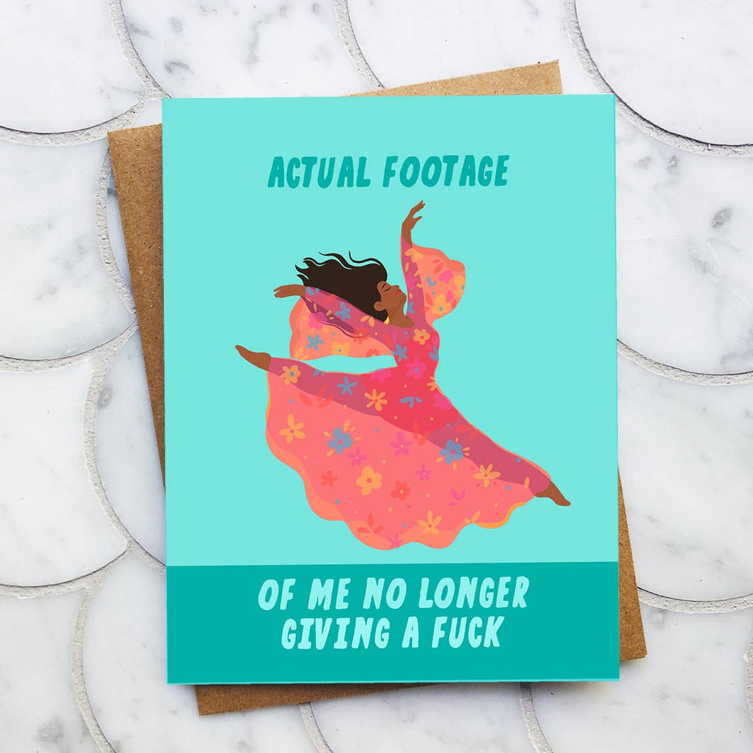 Out of F**cks Sarcastic Card Funny Sweary Card for Friend