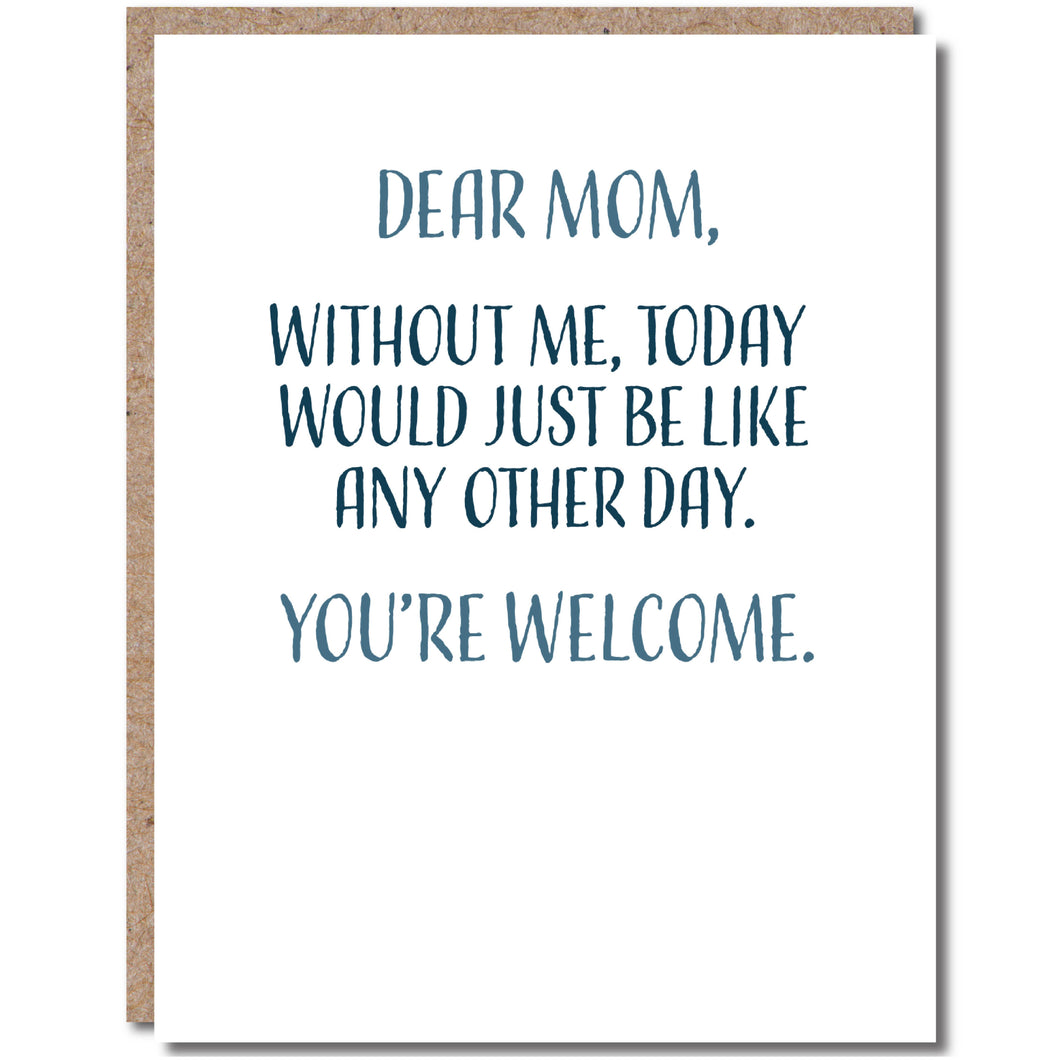 Dear Mom Card