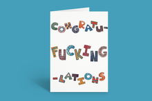 Load image into Gallery viewer, Colorful Congrats Card