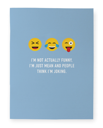 Not Actually Funny Pocket Notebook