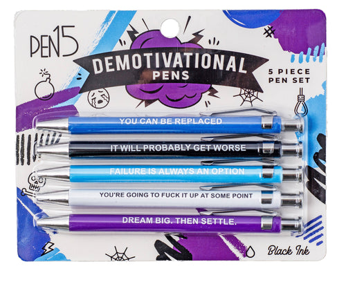 Demotivational Pens Set
