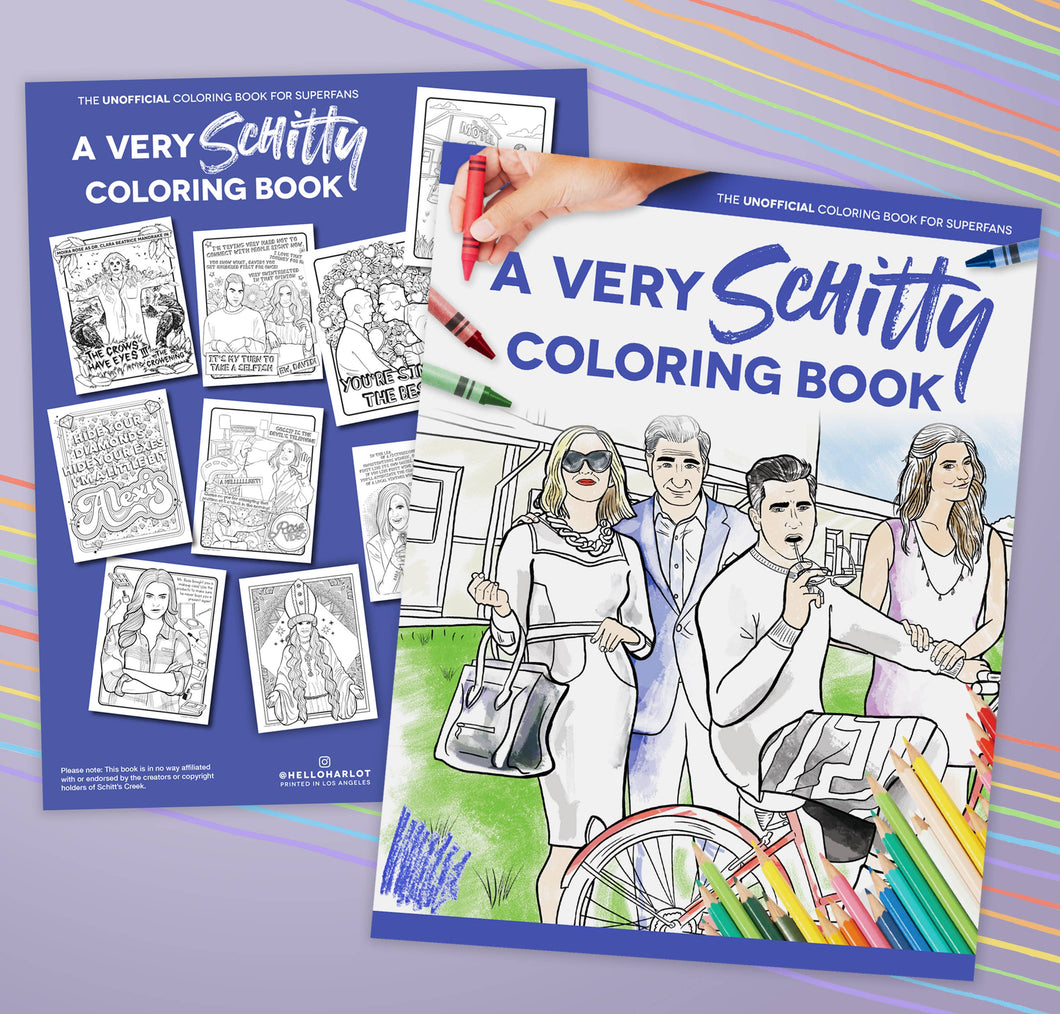 Schitt's Creek Coloring book