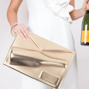Gold Champagne Clutch - Large