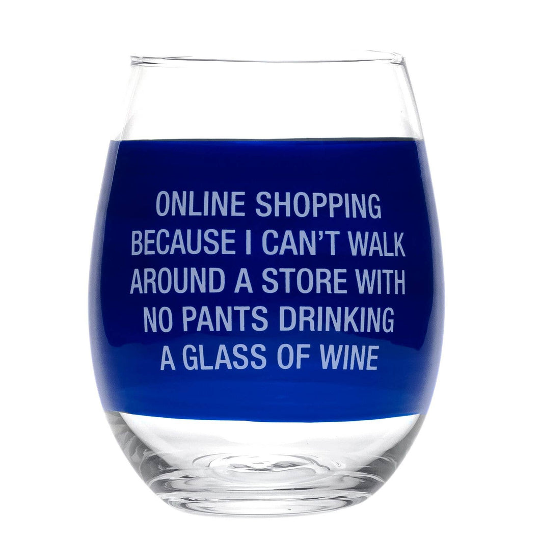 Online Shopping Stemless Wine Glass