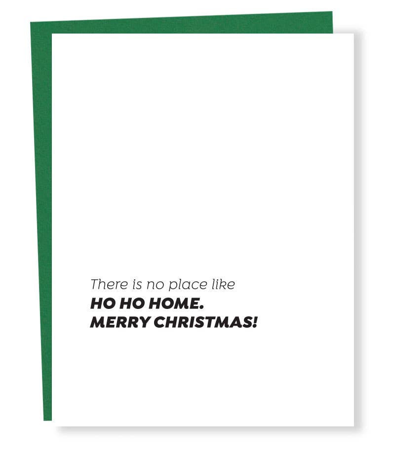 Ho Ho Home Holiday Card