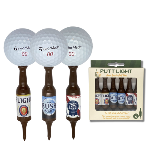 Beer Bottle Golf Tees: Variety Pack