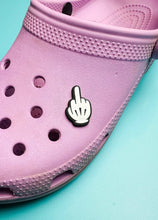 Load image into Gallery viewer, Middlefinger Croc Charm - Funny Croc Charm - AdultShoe Charm