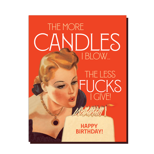 CANDLES Birthday Card