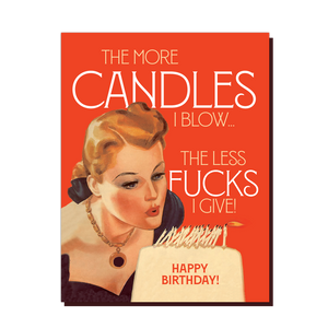 CANDLES Birthday Card