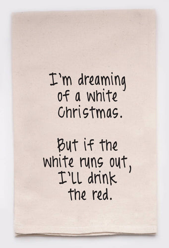 I'm Dreaming of a White Christmas Tea Towel