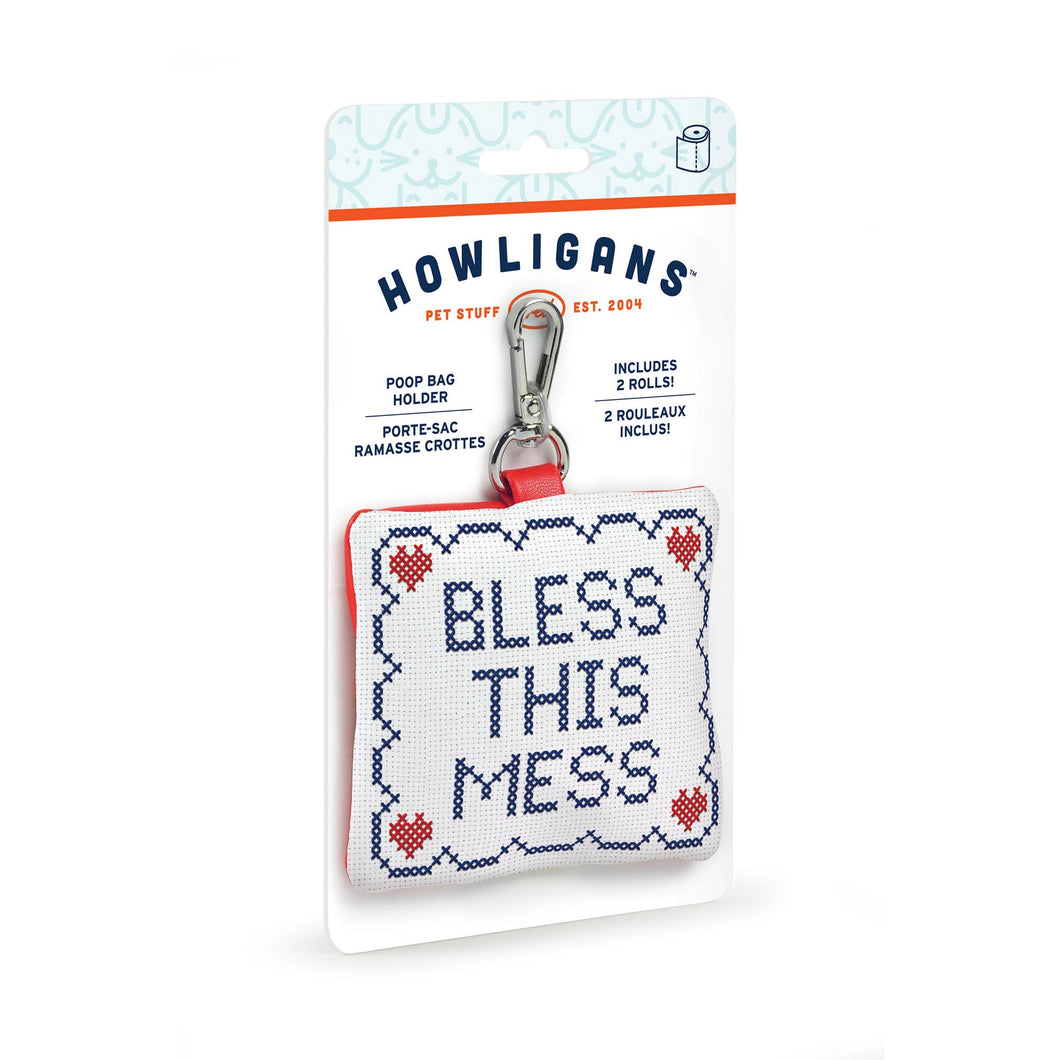 Howligans- Poop Bag Holder - Bless This Mess
