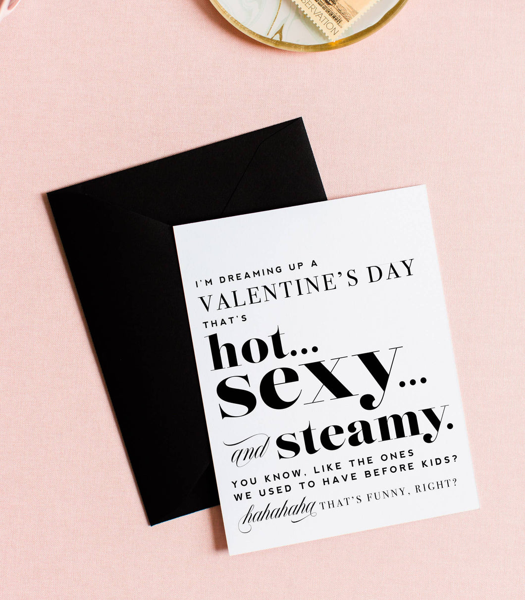 Hot Sexy and Steamy Sarcastic Valentine's Day Card