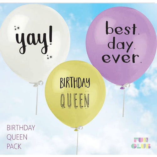 Birthday Queen Pack Balloons
