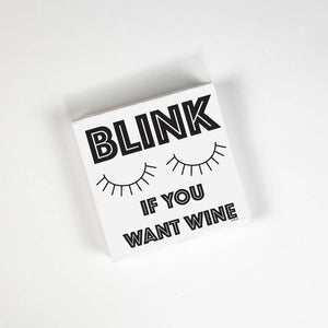 Blink Wine Cocktail Napkin