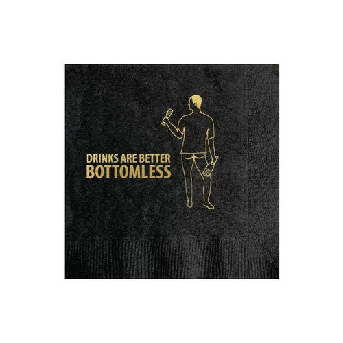 Bottomless Drinks Cocktail Napkin