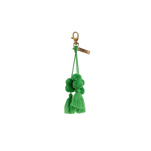 Cactus Green Pom Pom Tassel Bag Charm
