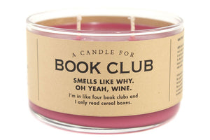 Book Club Candle