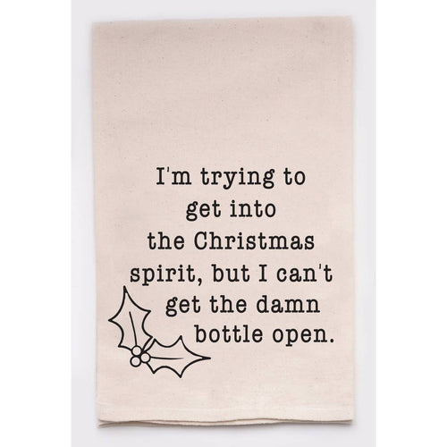 Christmas Spirit Kitchen Tea Towel