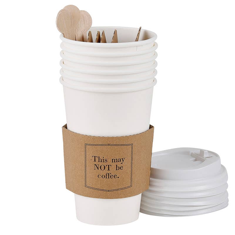 Coffee Paper Cup Set Of 6