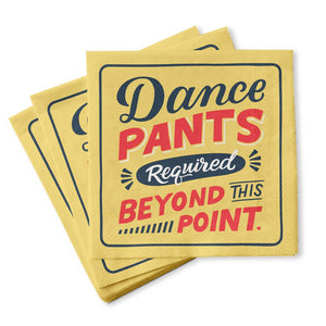 Dance Pants Cocktail Napkins, Pack of 20