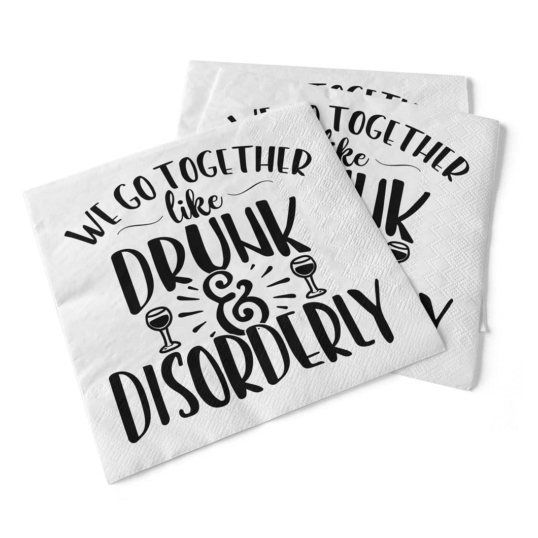 Drunk & Disorderly Cocktail Napkins