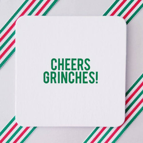 Holiday: Cheers Grinches Coasters