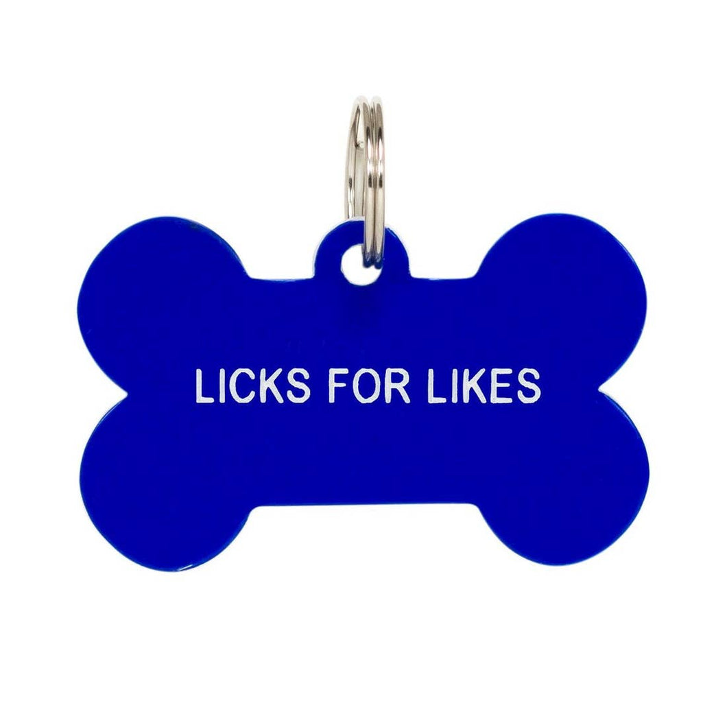 Licks for Likes Dog Tag