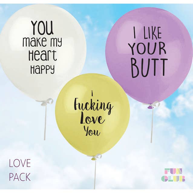 Love Pack Assorted Balloons