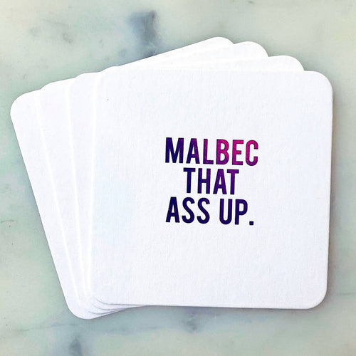 Malbec That Ass Up Coasters