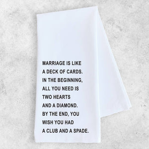 Marriage - Tea Towel