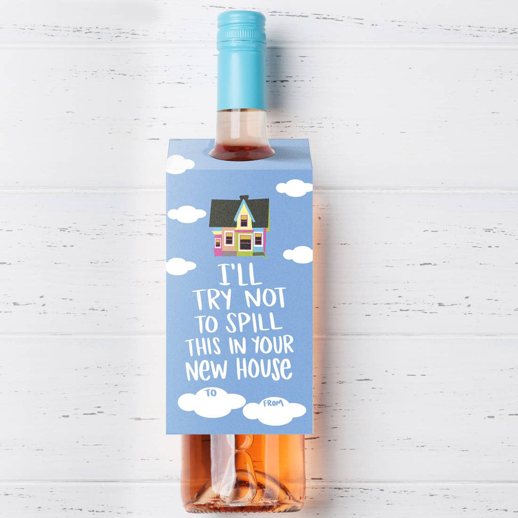 New House Wine Tag