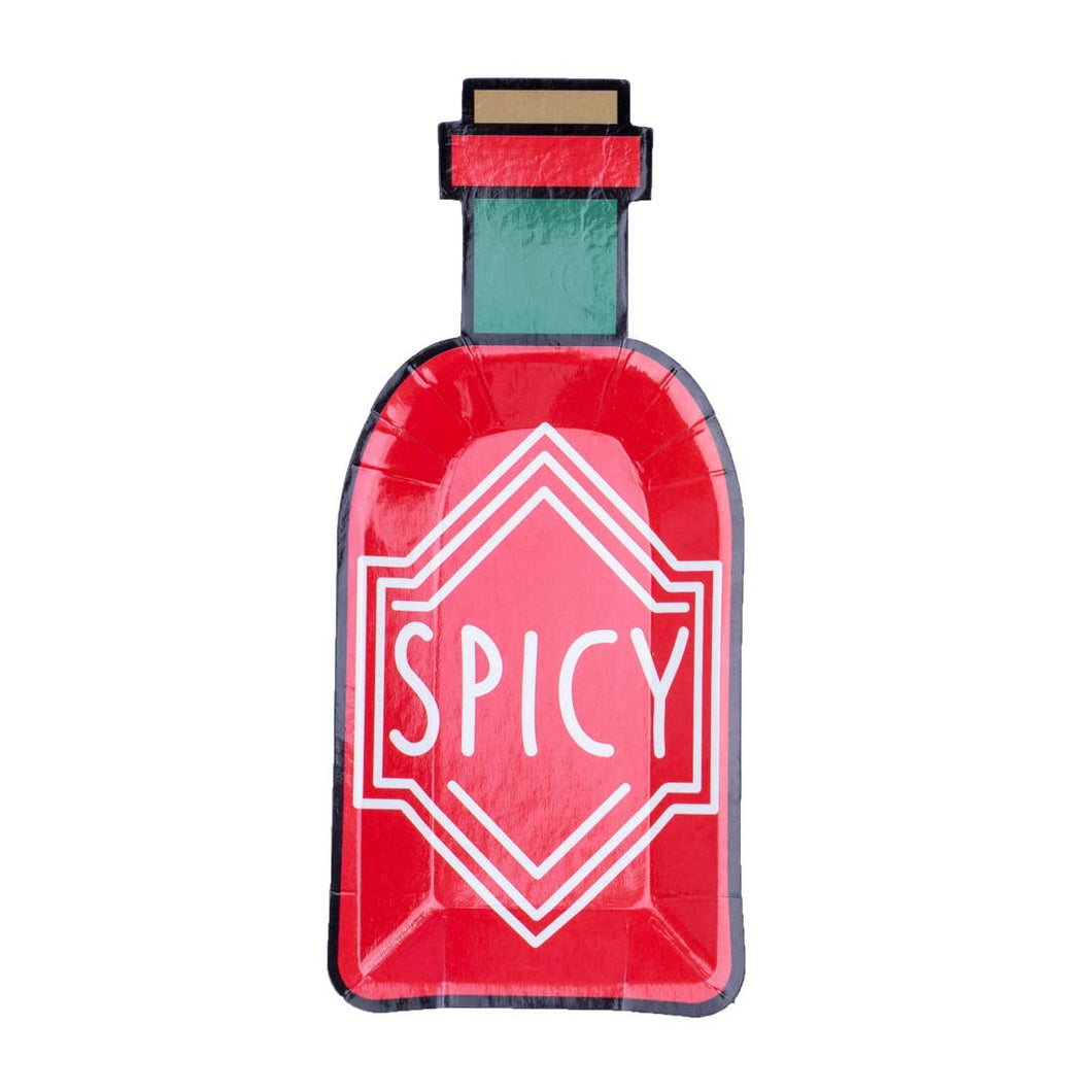 Spicy Bottle Canapé Plate
