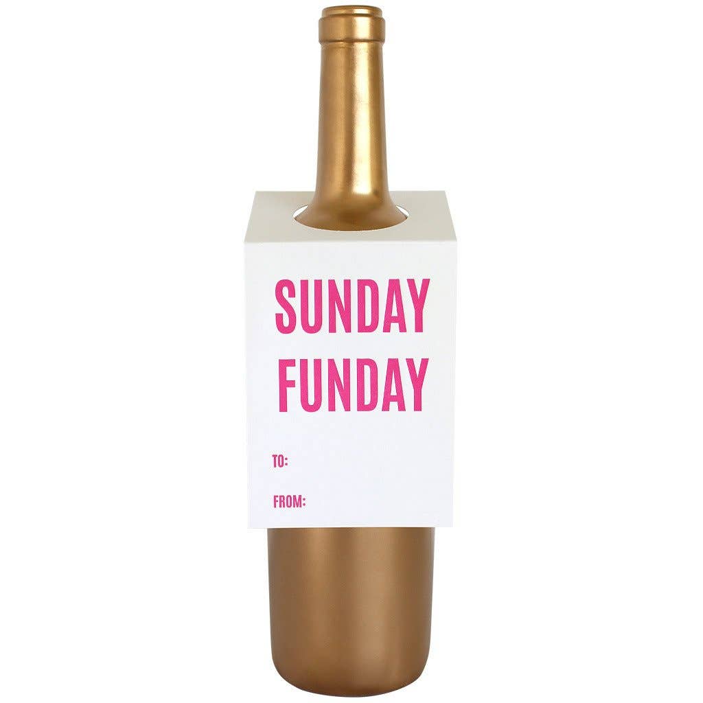 Sunday Funday Wine & Spirit Tag - Singles