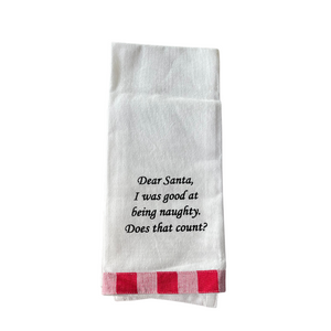 Dear Santa Tea Towel