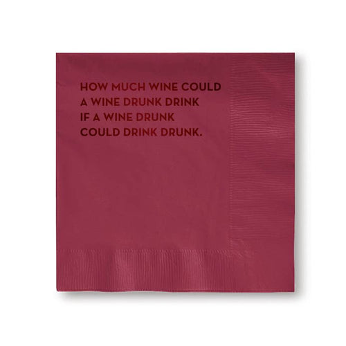 Wine Drunk Napkins