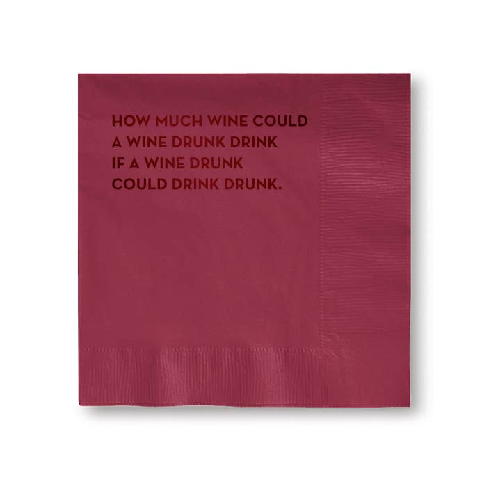 Wine Drunk Napkins