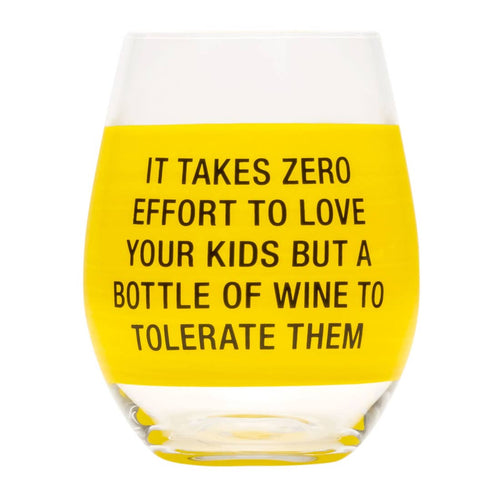 Zero Effort Wine Glass