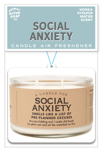 Social Anxiety Air Freshener | Funny Car Air Freshener