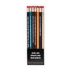 ASK ME ABOUT MY DAD JOKES PENCIL SET