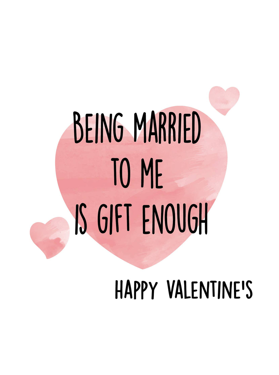 Being Married Valentine Card