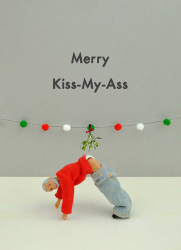Merry Kiss My Ass Card