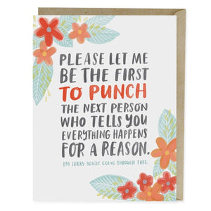 Everything Happens for a Reason Empathy Card