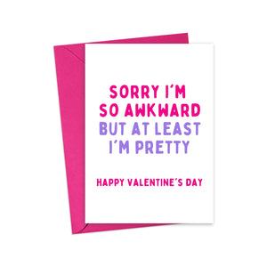Awkward But Pretty Funny Valentine's Day Card