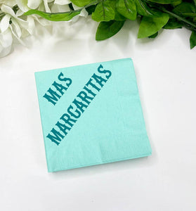 Mas Margaritas Cocktail Napkins