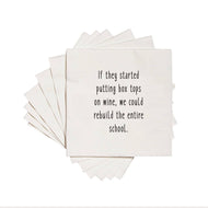 If They Started Putting Box Tops On Wine Cocktail Napkins