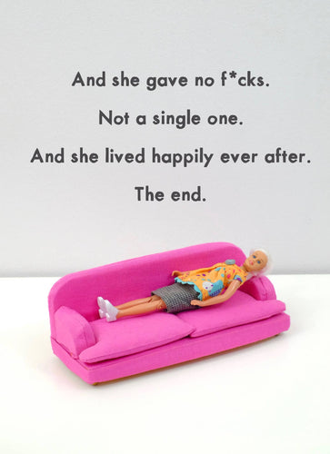 No F*Cks Happily Ever After Card