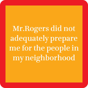 Mr Rogers "Mix and Match" Coaster