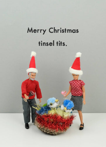 Tinsel Tits Card