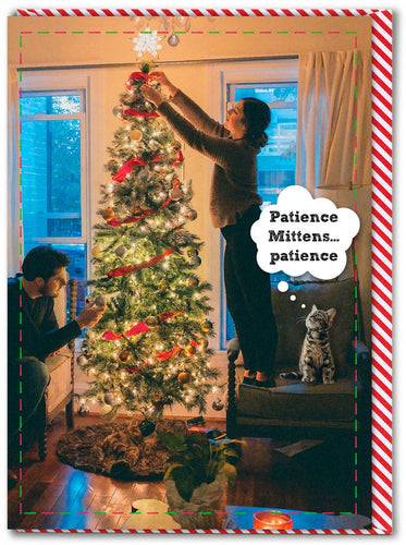 Patience Mittens Patience Christmas Card